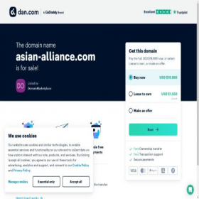 Скриншот главной страницы сайта asian-alliance.com
