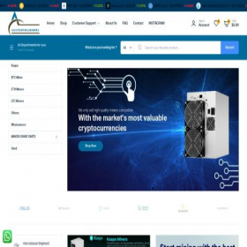 Скриншот главной страницы сайта asiccentralminers.shop