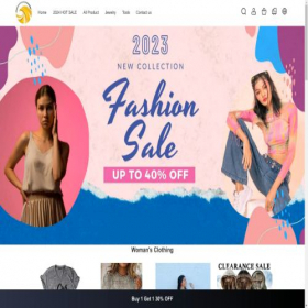Скриншот главной страницы сайта asics-sports.shop