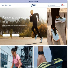Скриншот главной страницы сайта asicsoutletnorge.com