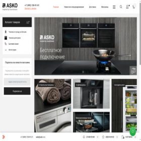 Скриншот главной страницы сайта ask-o.ru