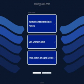 Скриншот главной страницы сайта askmyprofit.com