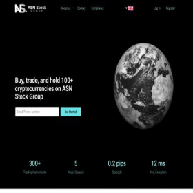 Скриншот главной страницы сайта asnstockgroup.com
