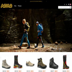 Скриншот главной страницы сайта asoloshoesuk.com