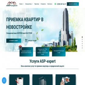 Скриншот главной страницы сайта asp-expert.ru