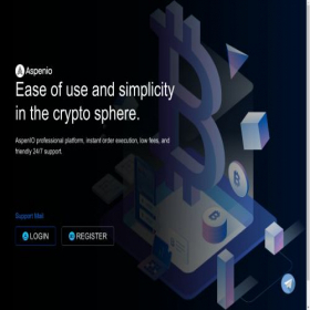 Скриншот главной страницы сайта aspenio.com