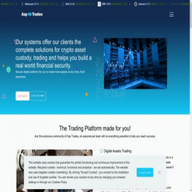Скриншот главной страницы сайта asptrades.com