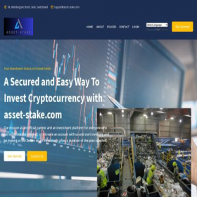 Скриншот главной страницы сайта asset-stake.com