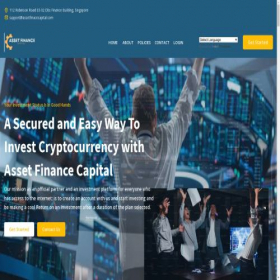 Скриншот главной страницы сайта assetfinacecapital.com