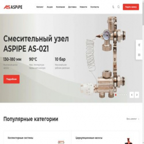 Скриншот главной страницы сайта astechno.ru