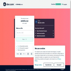 Скриншот главной страницы сайта astellia.xyz