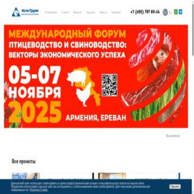Скриншот главной страницы сайта astigroup.ru
