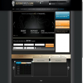 Скриншот главной страницы сайта astonforex.com