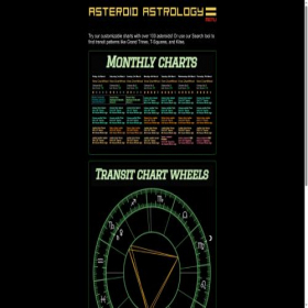 Скриншот главной страницы сайта astrology.run
