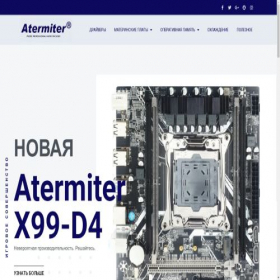 Скриншот главной страницы сайта atermiter.ru