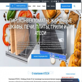 Скриншот главной страницы сайта atesy.nt-rt.ru