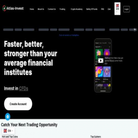 Скриншот главной страницы сайта atlas-invest.net