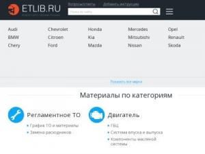 Скриншот главной страницы сайта atlib.ru