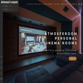 Скриншот главной страницы сайта atmosferoom.com