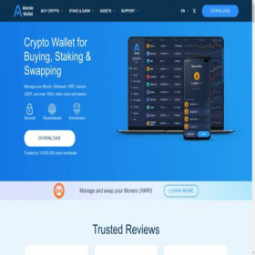 Скриншот главной страницы сайта atomicwallet.io
