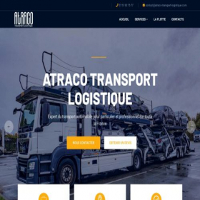 Скриншот главной страницы сайта atraco-transport-logistique.com