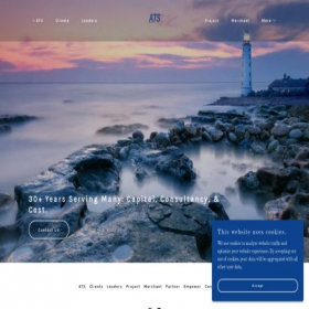 Скриншот главной страницы сайта ats-business.com