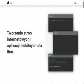 Скриншот главной страницы сайта atticoweb.pl