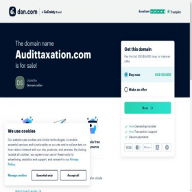 Скриншот главной страницы сайта audittaxation.com