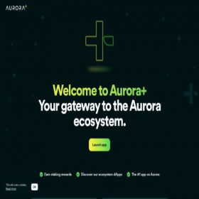Скриншот главной страницы сайта aurora.plus
