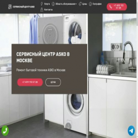 Скриншот главной страницы сайта authorized-service-asko.ru