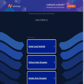 Скриншот главной страницы сайта auto-trade.io