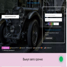 Скриншот главной страницы сайта autolombard96.ru