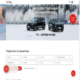 Скриншот главной страницы сайта automarket.sale
