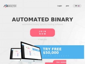 Скриншот главной страницы сайта automatedbinary.com