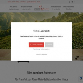 Скриншот главной страницы сайта automaten-hofmann.com