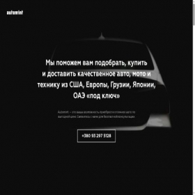 Скриншот главной страницы сайта automint.com.ua