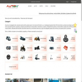 Скриншот главной страницы сайта automotoplus.ro