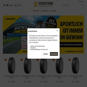 Скриншот главной страницы сайта autoreifen-brand.shop