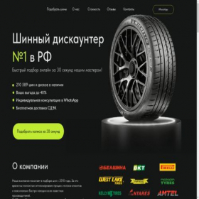Скриншот главной страницы сайта autoshina-24x7.ru