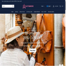 Скриншот главной страницы сайта autumnook.com