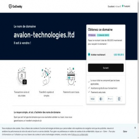 Скриншот главной страницы сайта avalon-technologies.ltd