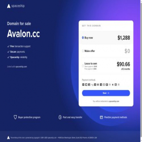 Скриншот главной страницы сайта avalon.cc