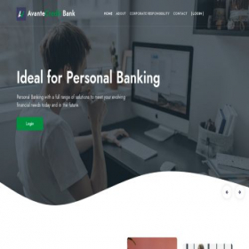 Скриншот главной страницы сайта avantecredit.com