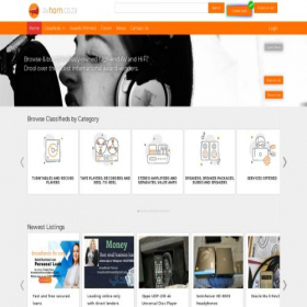 Скриншот главной страницы сайта avhorn.co.za