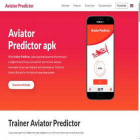 Скриншот главной страницы сайта aviatorpredict.com