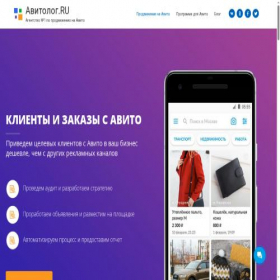 Скриншот главной страницы сайта avitolog.ru