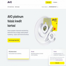 Скриншот главной страницы сайта avo.uz
