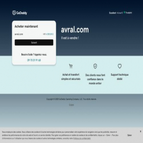 Скриншот главной страницы сайта avral.com