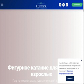 Скриншот главной страницы сайта avrora-spb.ru