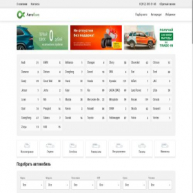 Скриншот главной страницы сайта avto-click.ru